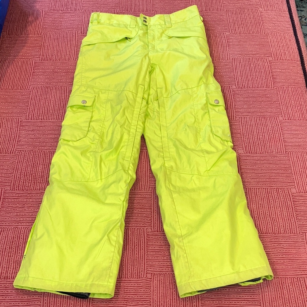 Firefly men’s small Neon Yellow snowboard / ski snowPants